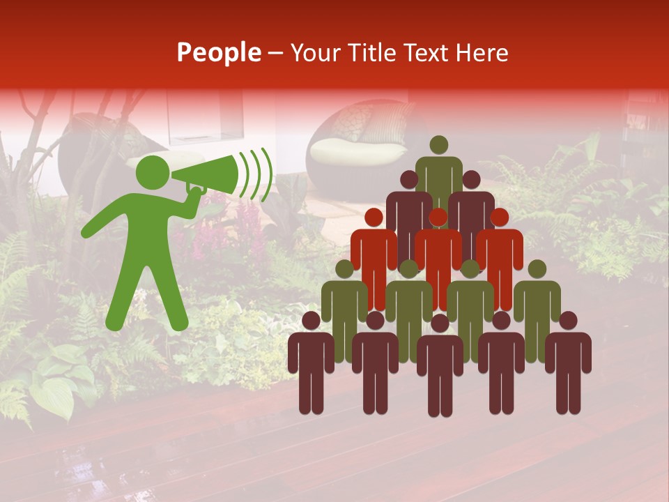 Trees Design Wood PowerPoint Template