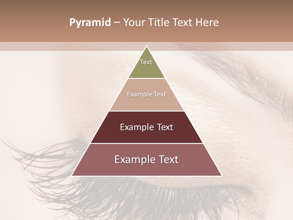 Closeup Vogue Woman PowerPoint Template