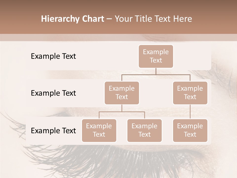 Closeup Vogue Woman PowerPoint Template