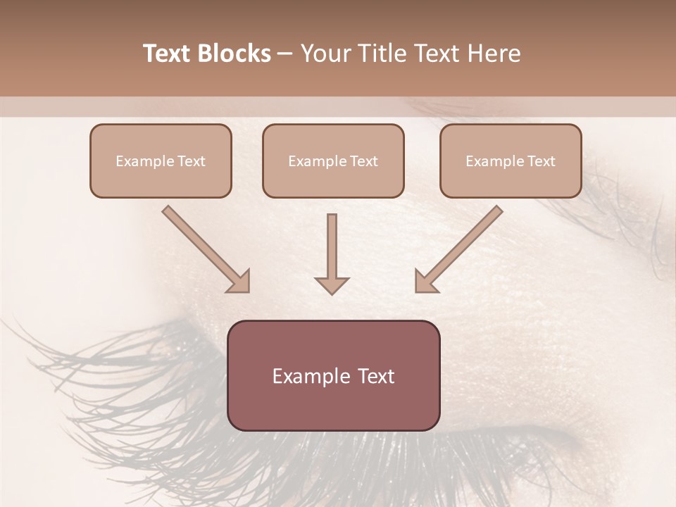 Closeup Vogue Woman PowerPoint Template