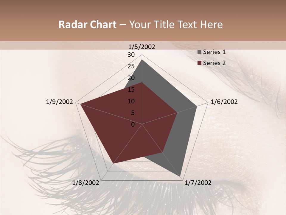 Closeup Vogue Woman PowerPoint Template