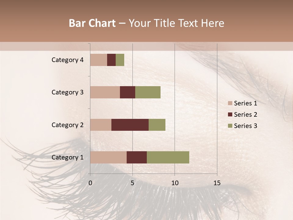 Closeup Vogue Woman PowerPoint Template