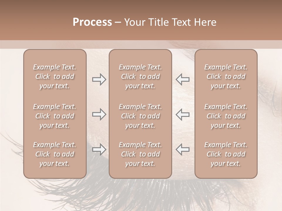 Closeup Vogue Woman PowerPoint Template