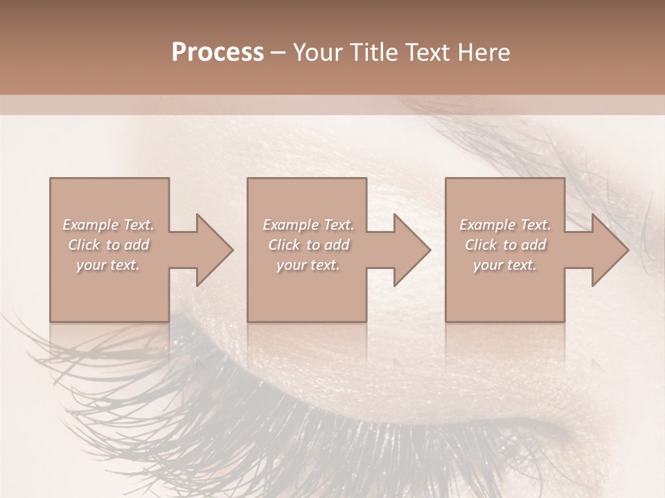 Closeup Vogue Woman PowerPoint Template