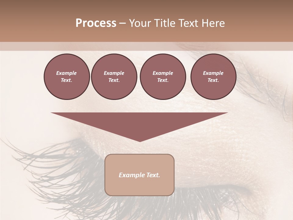 Closeup Vogue Woman PowerPoint Template