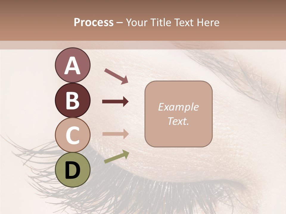 Closeup Vogue Woman PowerPoint Template