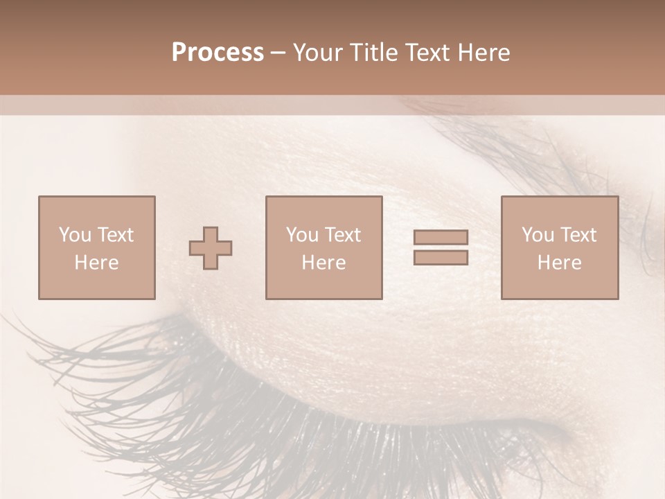 Closeup Vogue Woman PowerPoint Template