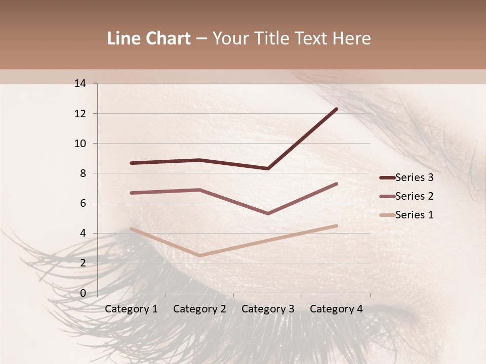 Closeup Vogue Woman PowerPoint Template