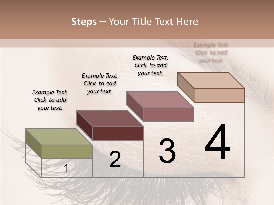 Closeup Vogue Woman PowerPoint Template