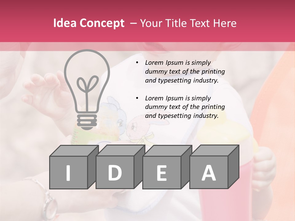 Potty Mum Emotion PowerPoint Template