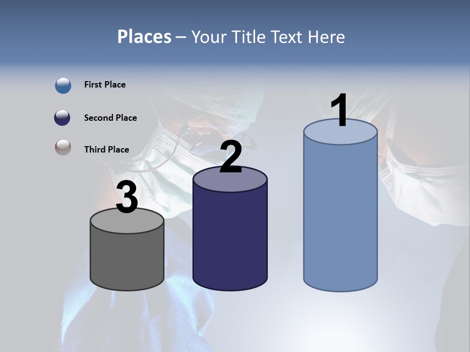 Man Stethoscope Healthcare PowerPoint Template