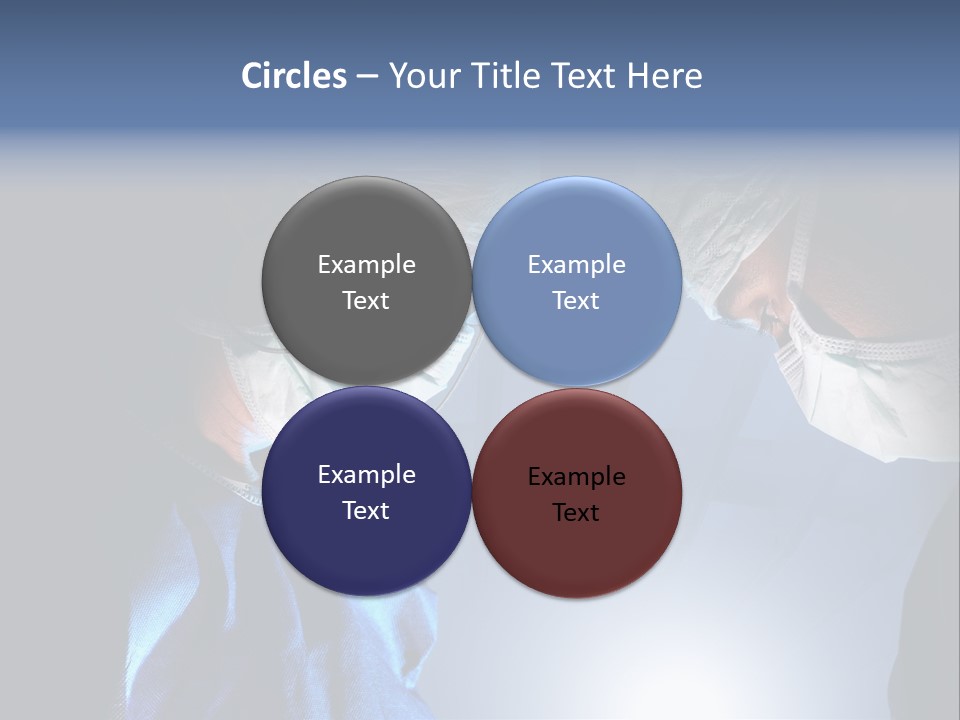 Man Stethoscope Healthcare PowerPoint Template