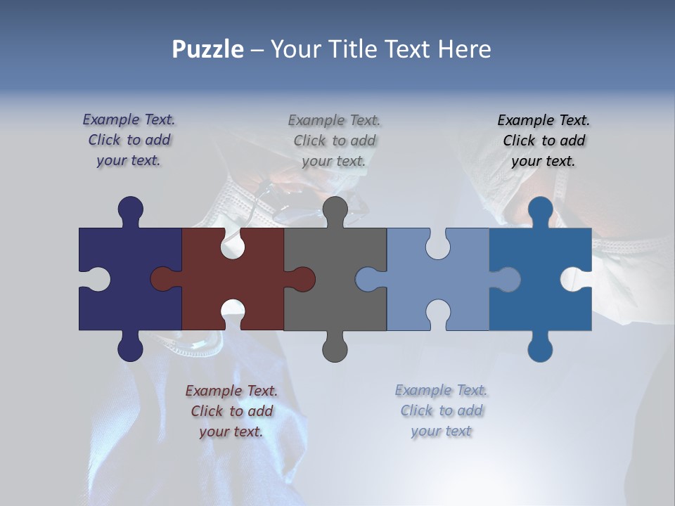 Man Stethoscope Healthcare PowerPoint Template