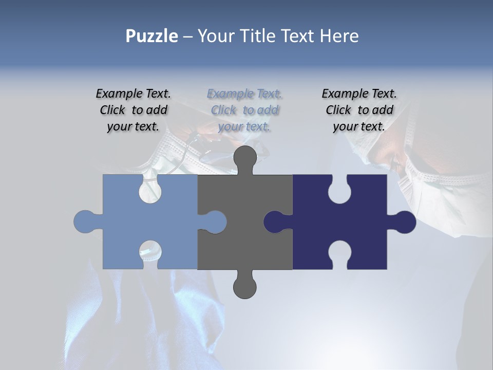 Man Stethoscope Healthcare PowerPoint Template