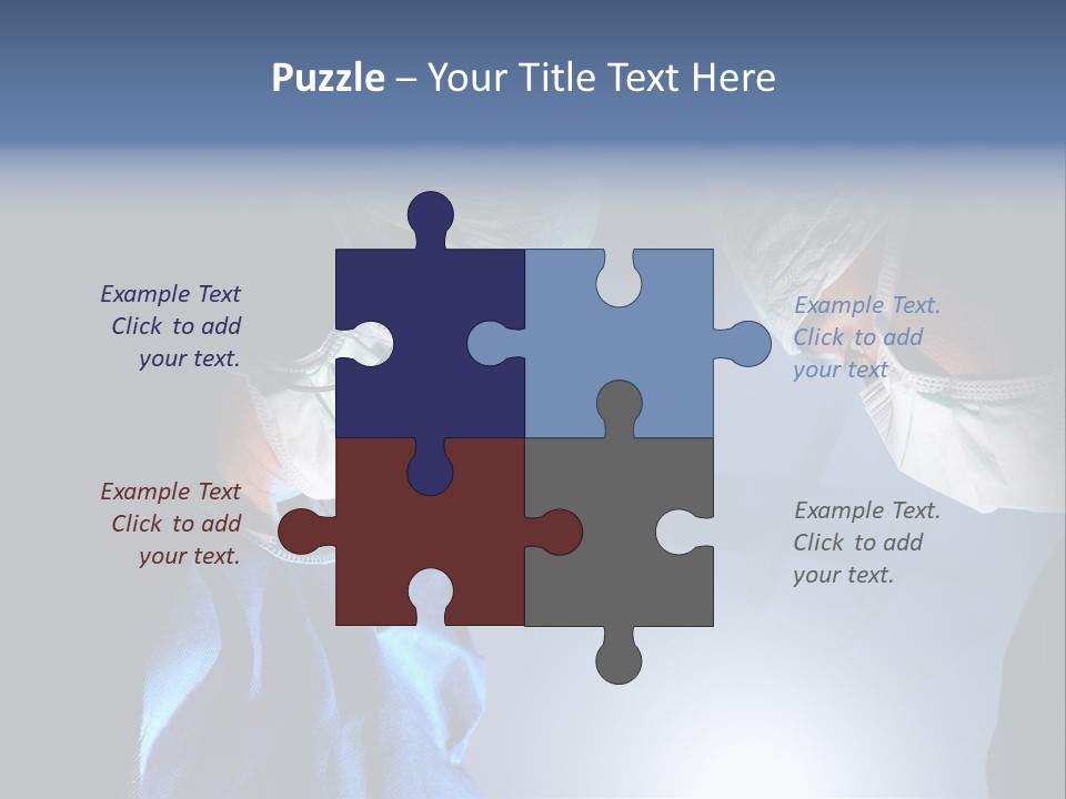 Man Stethoscope Healthcare PowerPoint Template