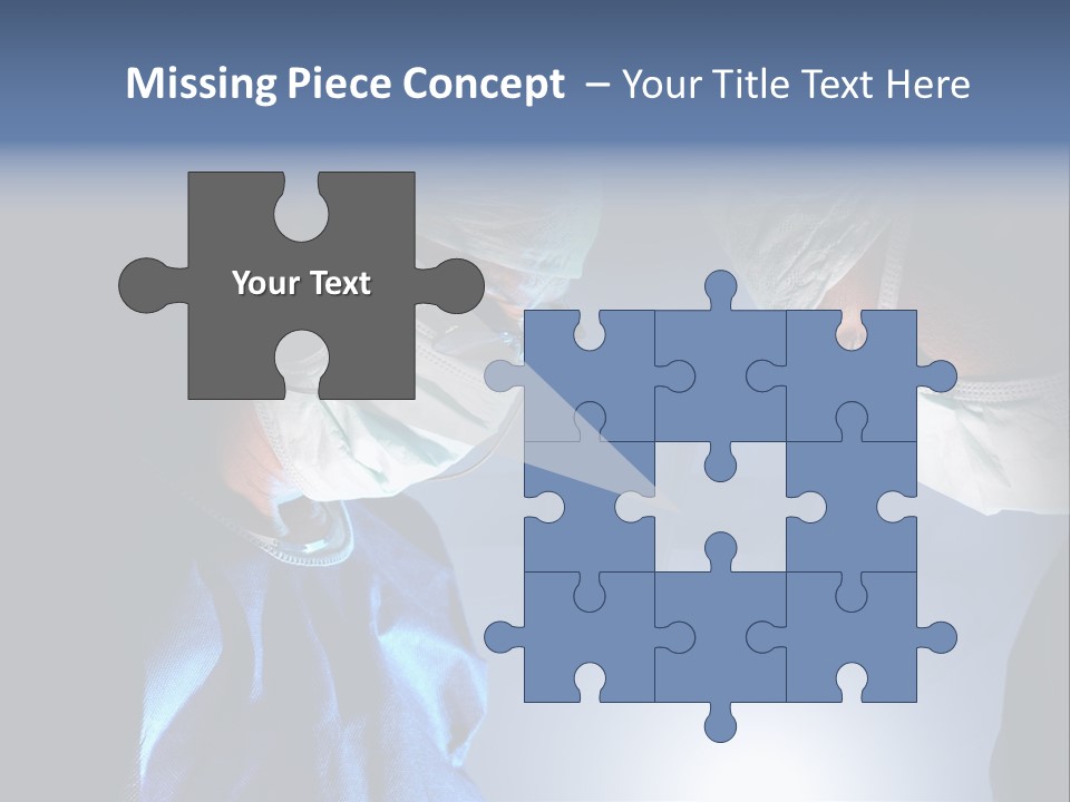 Man Stethoscope Healthcare PowerPoint Template