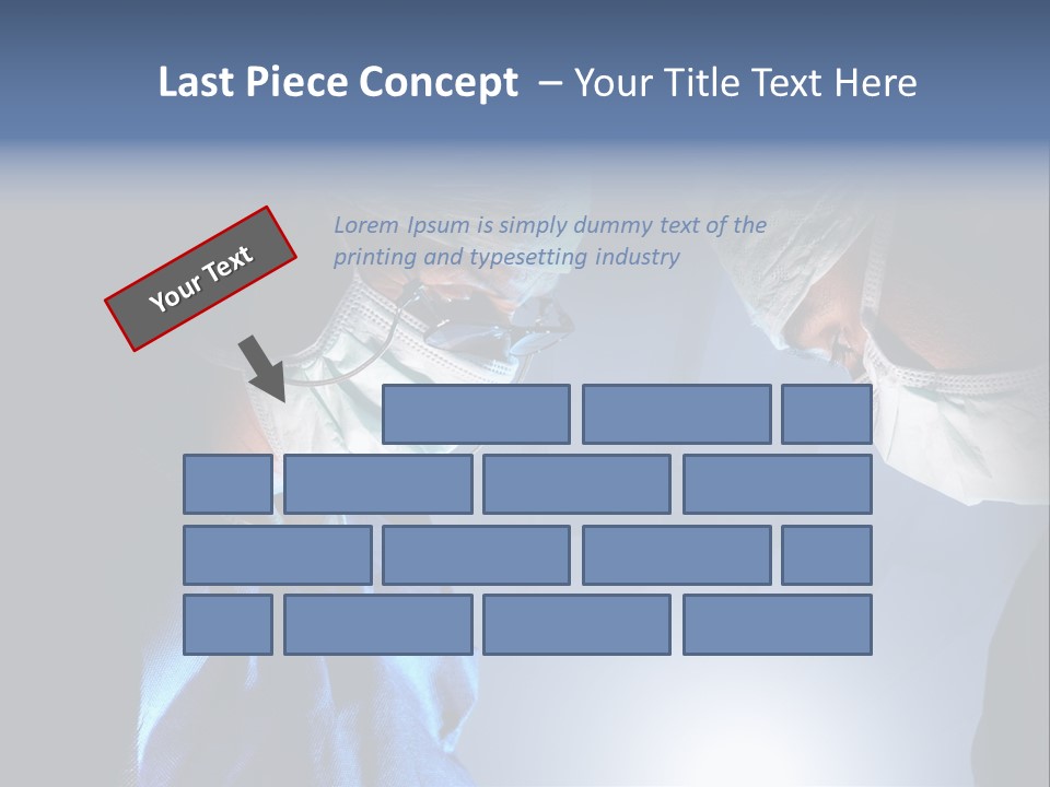 Man Stethoscope Healthcare PowerPoint Template