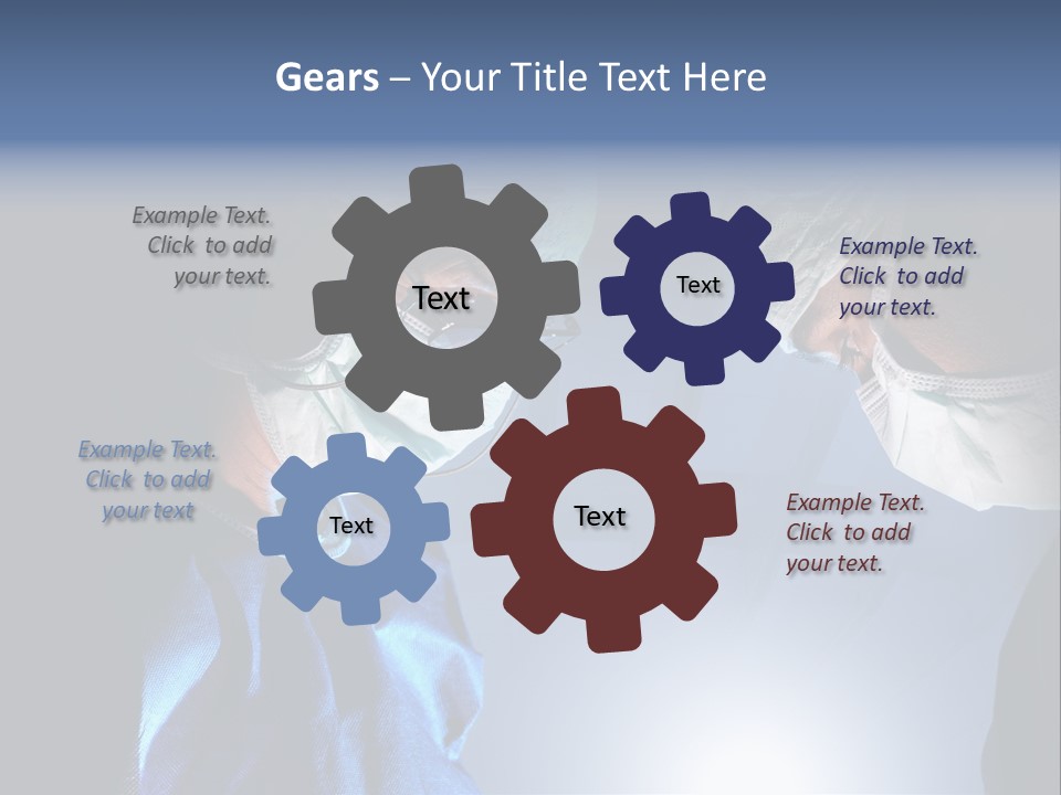 Man Stethoscope Healthcare PowerPoint Template