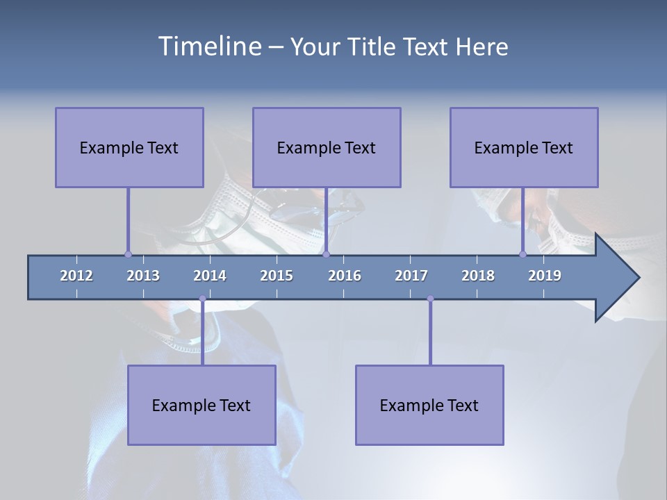 Man Stethoscope Healthcare PowerPoint Template