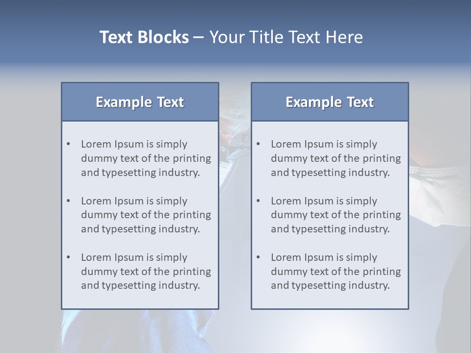 Man Stethoscope Healthcare PowerPoint Template