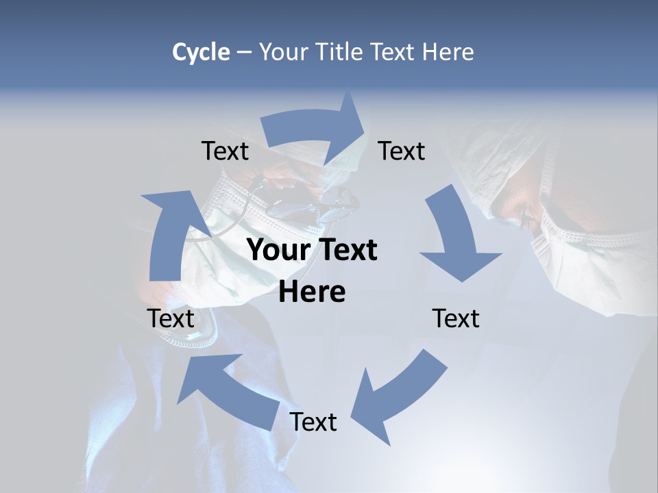 Man Stethoscope Healthcare PowerPoint Template