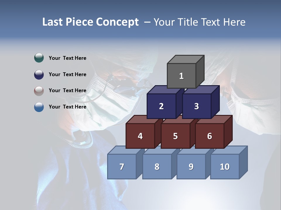 Man Stethoscope Healthcare PowerPoint Template
