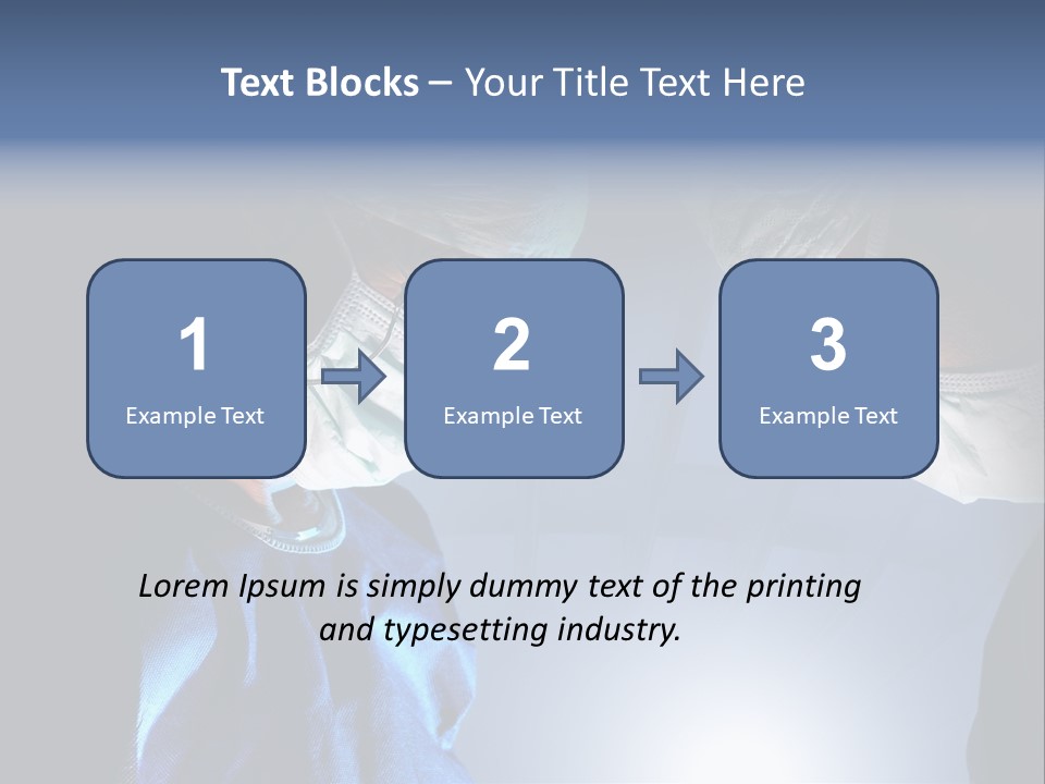 Man Stethoscope Healthcare PowerPoint Template