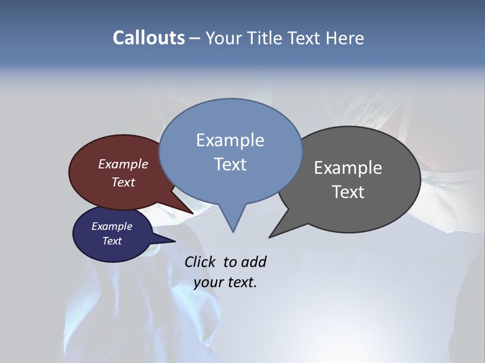 Man Stethoscope Healthcare PowerPoint Template