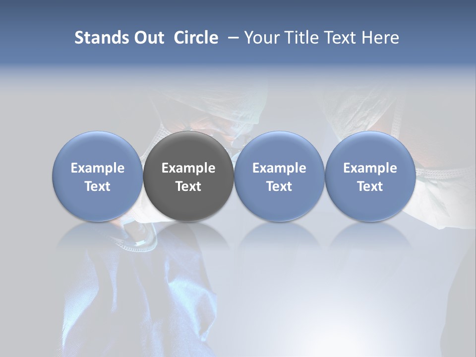 Man Stethoscope Healthcare PowerPoint Template