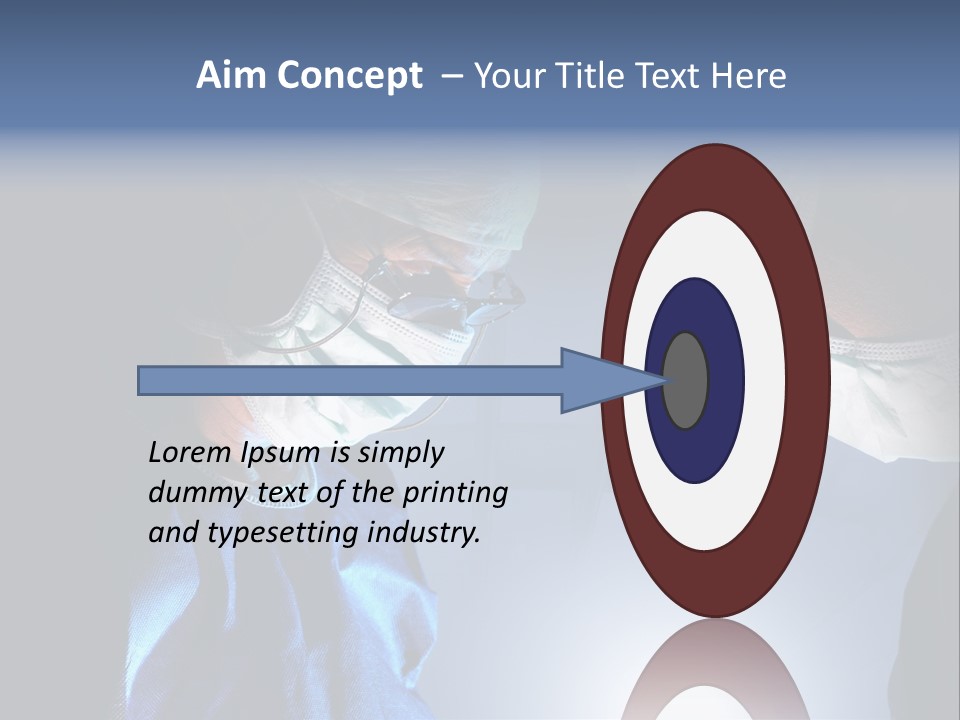Man Stethoscope Healthcare PowerPoint Template