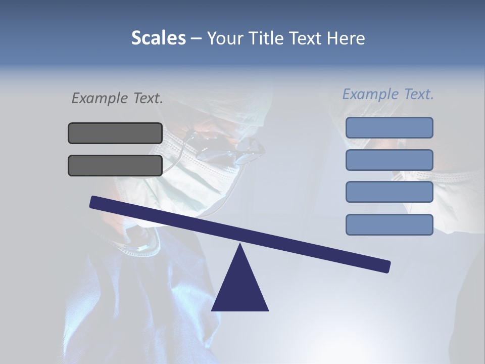 Man Stethoscope Healthcare PowerPoint Template