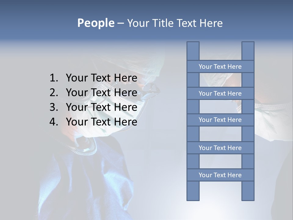 Man Stethoscope Healthcare PowerPoint Template