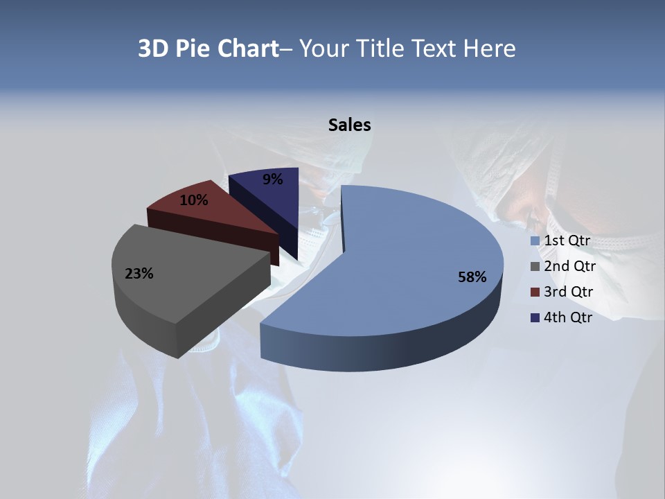 Man Stethoscope Healthcare PowerPoint Template
