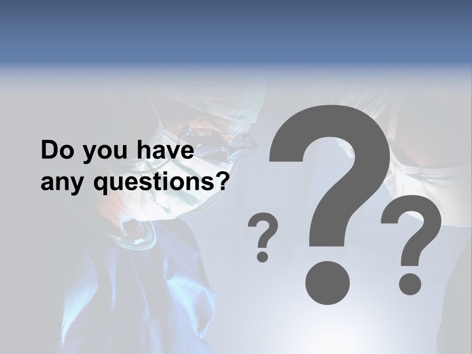 Man Stethoscope Healthcare PowerPoint Template