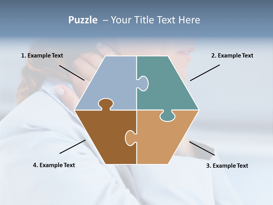 Attentive Intent Gaze PowerPoint Template