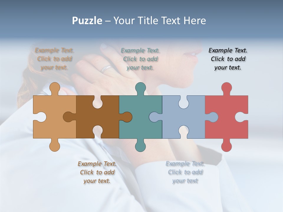 Attentive Intent Gaze PowerPoint Template