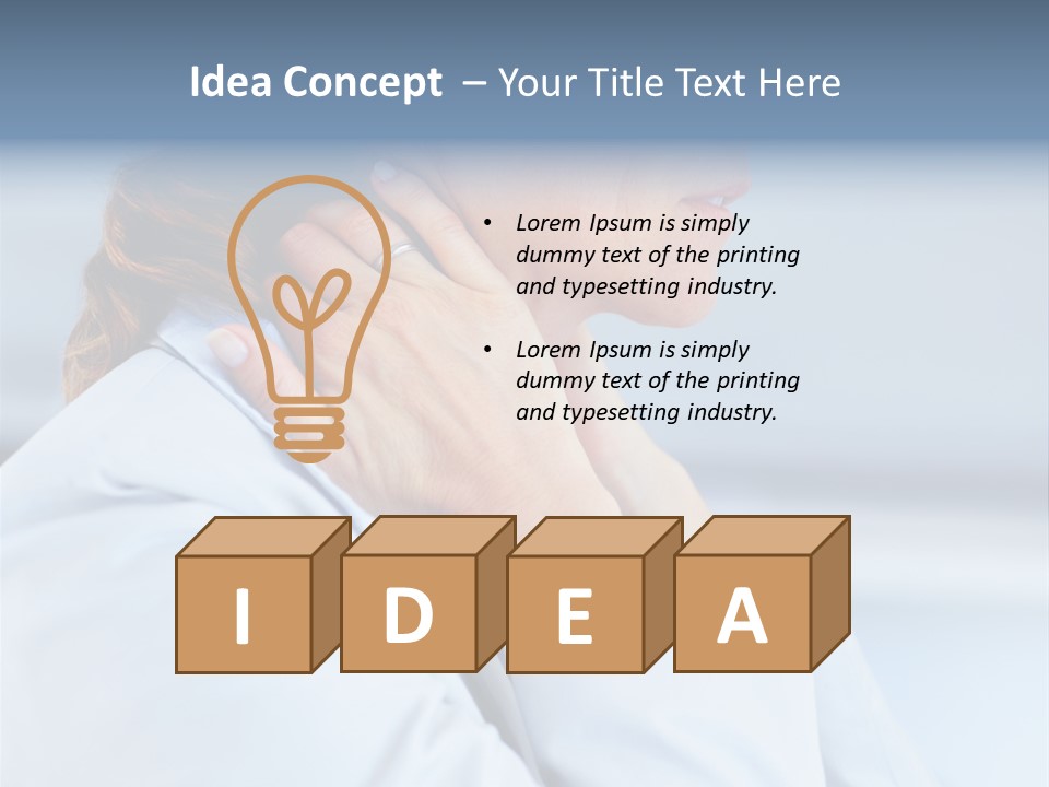 Attentive Intent Gaze PowerPoint Template