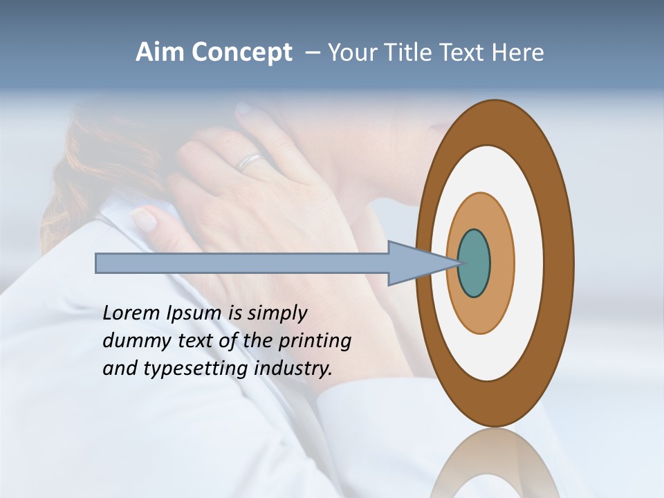 Attentive Intent Gaze PowerPoint Template