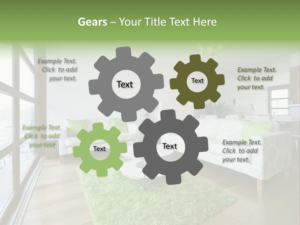 Room Designer Lounge PowerPoint Template