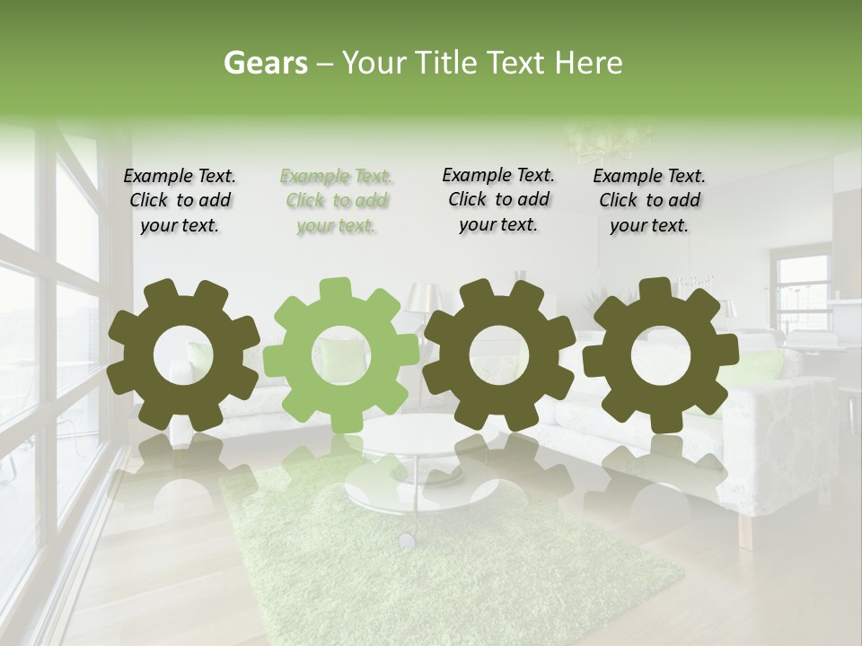 Room Designer Lounge PowerPoint Template