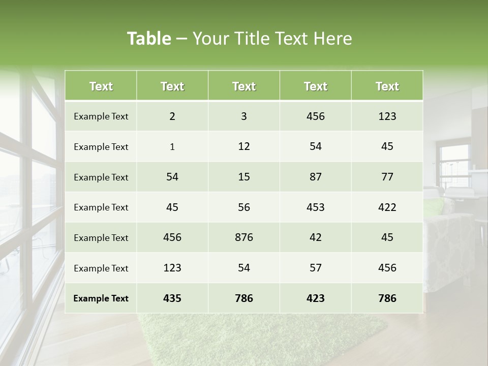 Room Designer Lounge PowerPoint Template