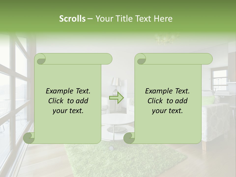 Room Designer Lounge PowerPoint Template