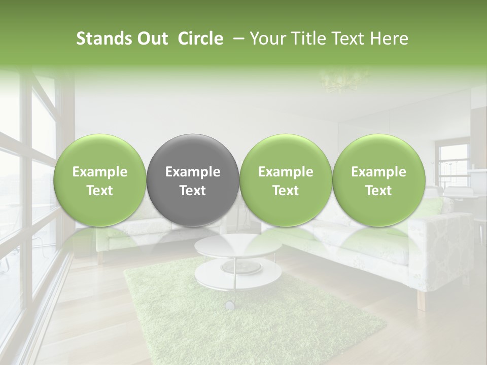 Room Designer Lounge PowerPoint Template