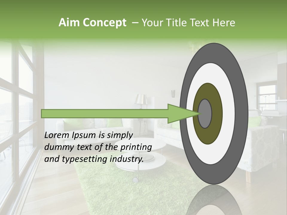 Room Designer Lounge PowerPoint Template