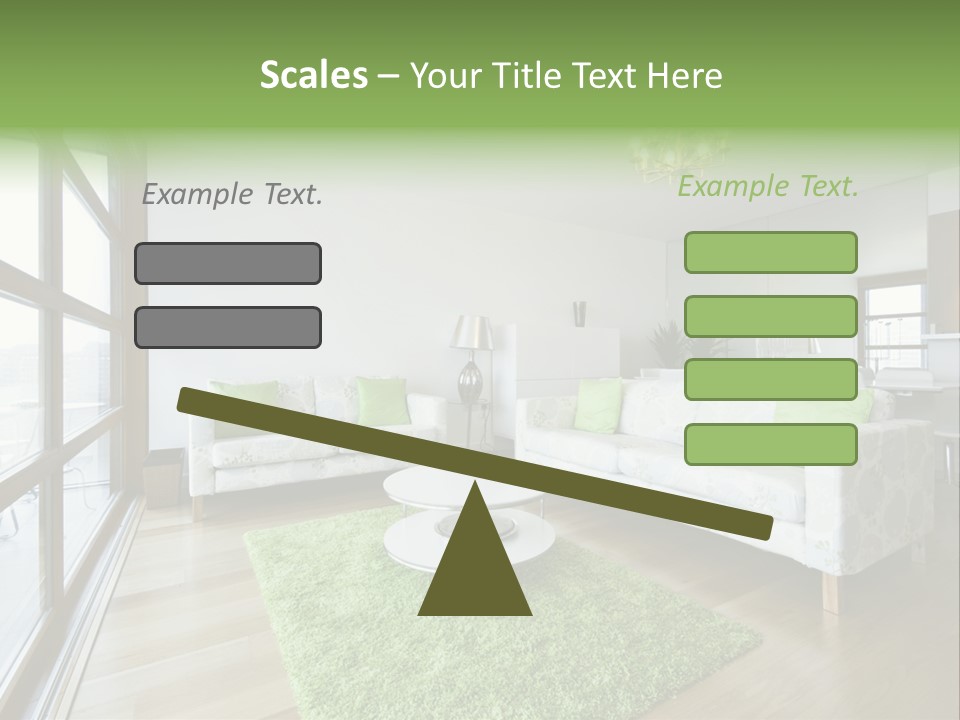 Room Designer Lounge PowerPoint Template