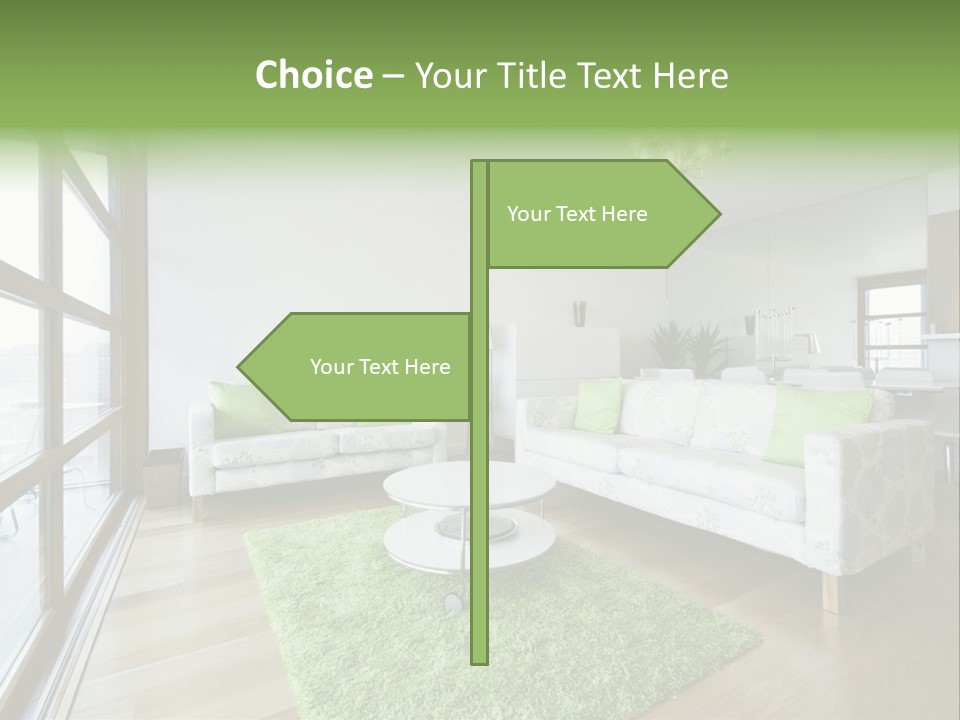 Room Designer Lounge PowerPoint Template