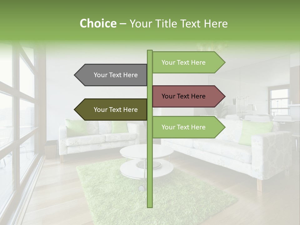 Room Designer Lounge PowerPoint Template