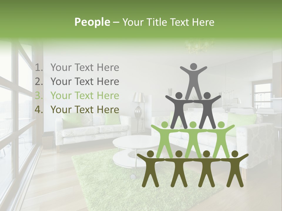 Room Designer Lounge PowerPoint Template