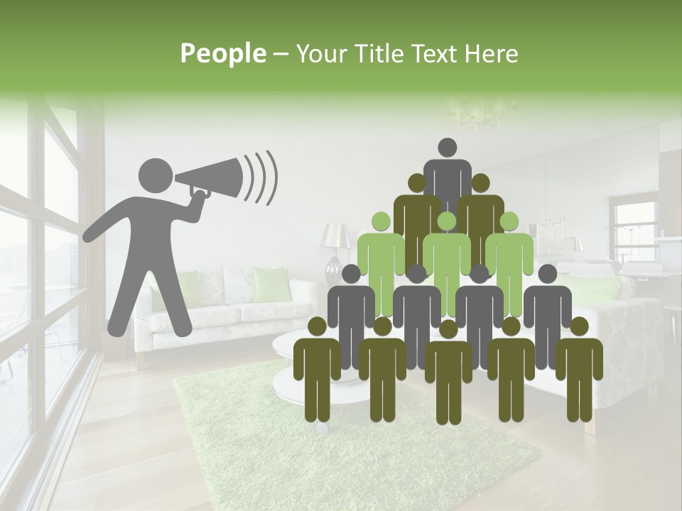 Room Designer Lounge PowerPoint Template