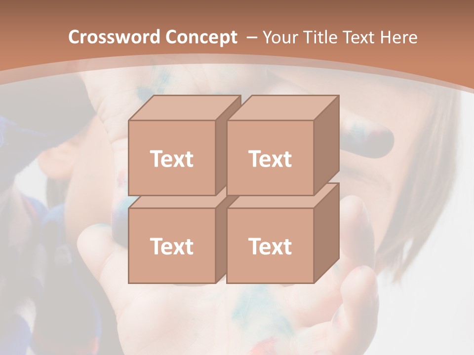 Three Boy People PowerPoint Template